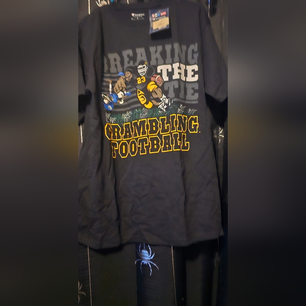 Champion Black Grambling Football Women's Tee